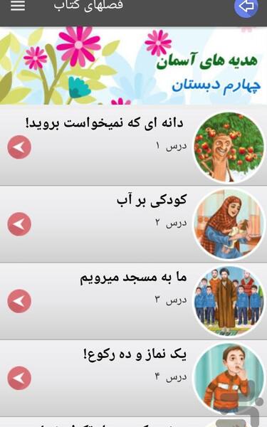 عکس کتاب هدیه های آسمانی چهارم دبستان