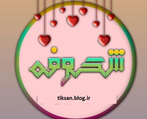 عکس نوشته شکوفه به انگلیسی
