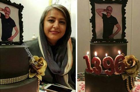 عکس تولد دختر در کافه