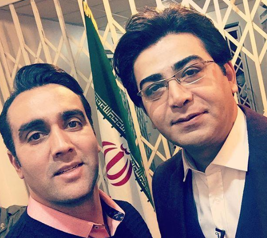 عکس یادگاری پوریا پورسرخ