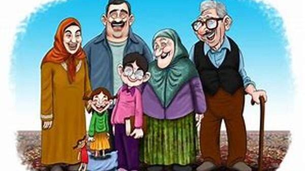 عکس خانواده صمیمی
