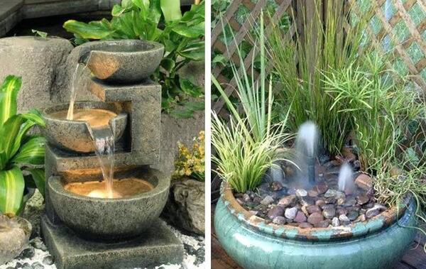 عکس ایده حوض برای باغ