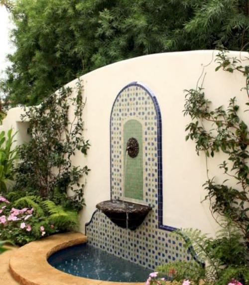 عکس ایده حوض برای باغ