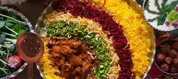 عکس شیرین پلو قزوین