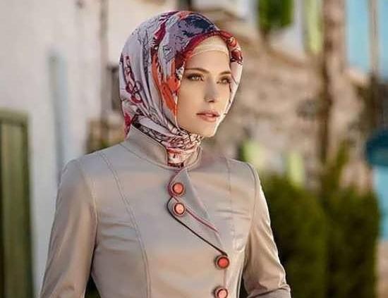 عکس مدل مانتو اسپرت یقه ایستاده