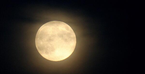 عکس ماه آسمان شب