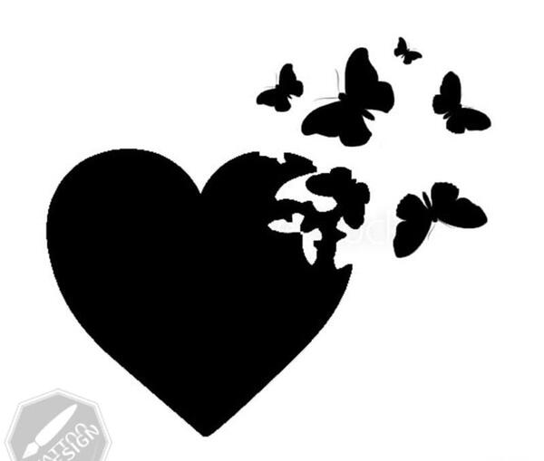 عکس پروانه قلب