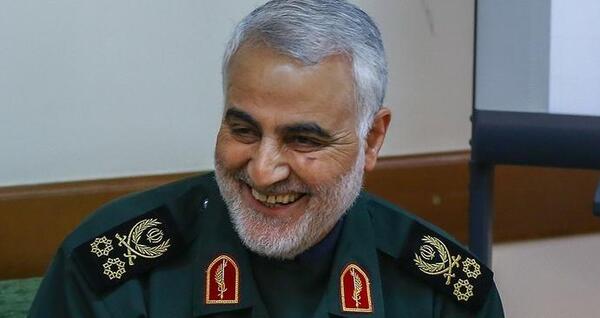 عکس لبخند سردار قاسم سلیمانی