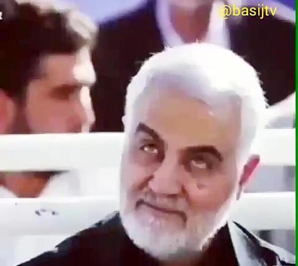 عکس لبخند سردار قاسم سلیمانی