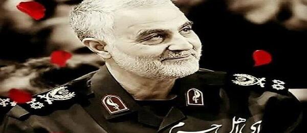 عکس لبخند سردار قاسم سلیمانی