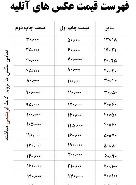 سایز عکس بیومتریک