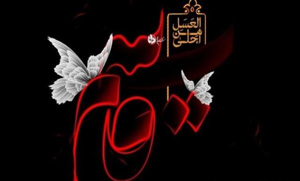 عکس نوشته شهادت قاسم ابن الحسن