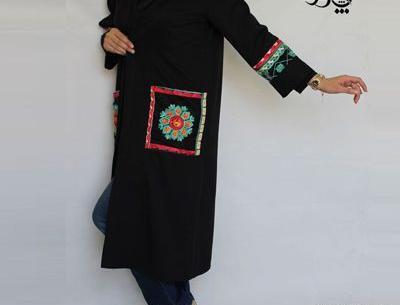 عکس مدل مانتو جلو باز سنتی