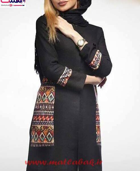 عکس مدل مانتو جلو باز سنتی