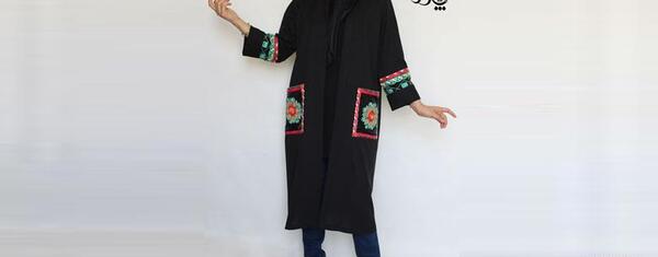 عکس مدل مانتو جلو باز سنتی