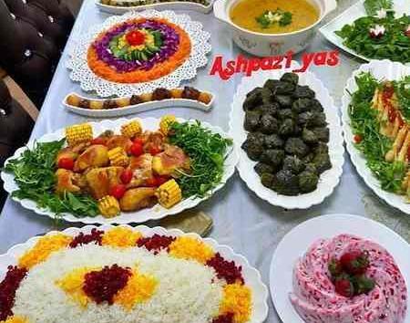 عکس ایده تزیین غذا و سالاد