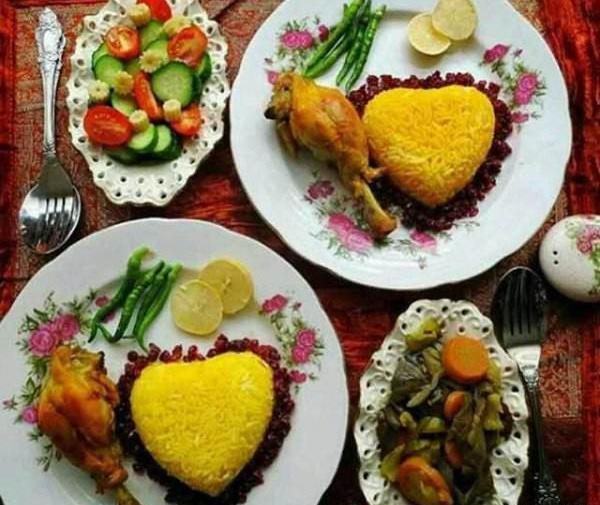 عکس ایده تزیین غذا و سالاد
