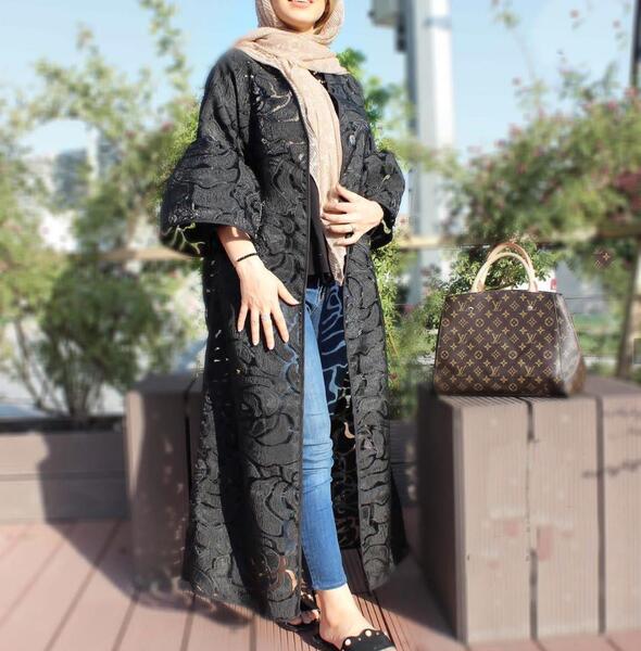 عکس مدل مانتو ژاکارد مجلسی