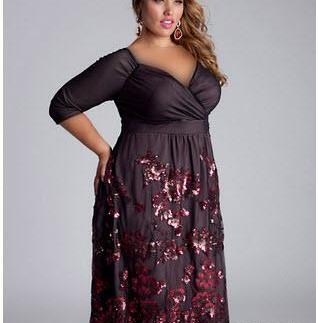 عکس لباس مجلسی زنانه چاق کوتاه