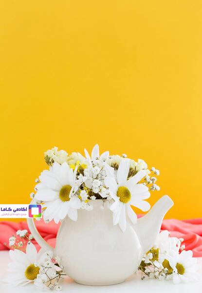 عکس سفید زرد