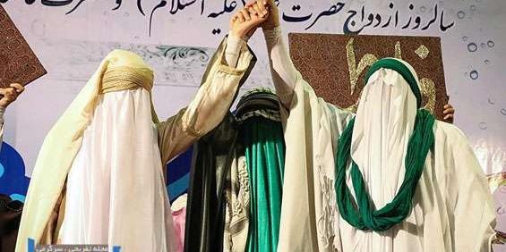 عکس بارداری حضرت فاطمه