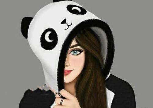 عکس پروفایل دخترونه انیمیشنی