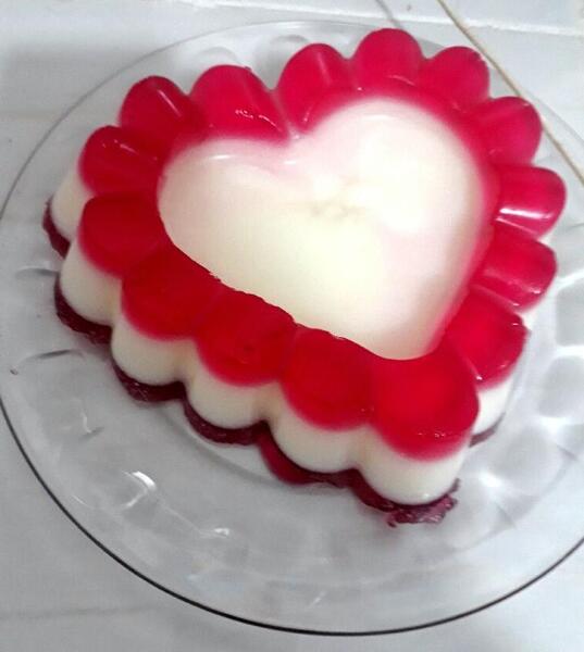 عکس ژله قلبی