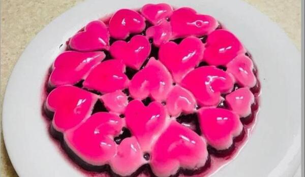 عکس ژله قلبی