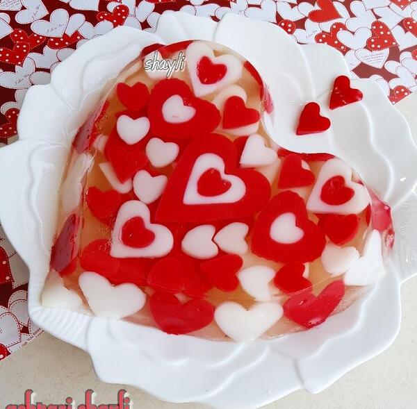 عکس ژله قلبی