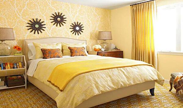 عکس ایده هایی برای رنگ دیوار اتاق خواب