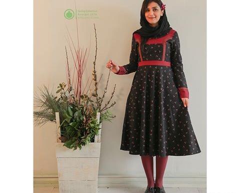 عکس مدل مانتو دخترانه گل گلی