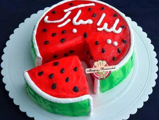 عکس کیک تولد شب یلدا