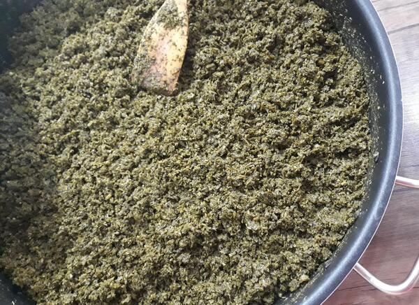 عکس سبزی قورمه سرخ شده