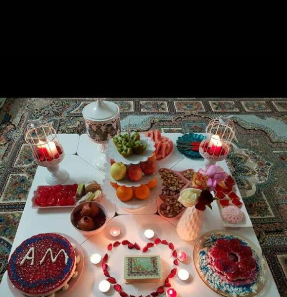 عکس عاشقانه یلدایی