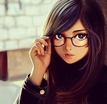 عکس پروفایل فانتزی عینکی