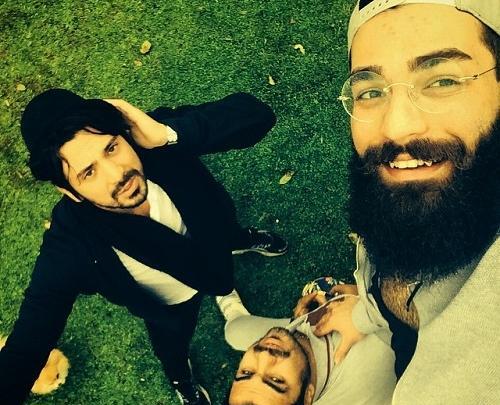 عکس حمید صفت در ماه عسل
