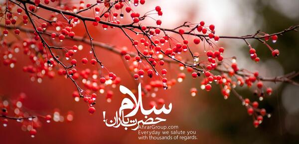 عکس نوشته حضرت باران