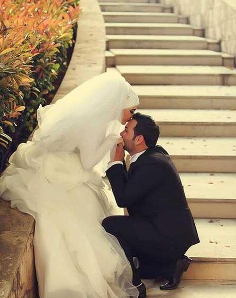 عکس ژست عروس و داماد