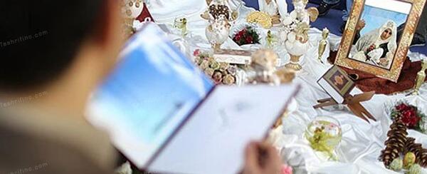 عکس عروس و داماد محضر