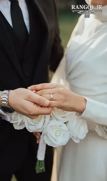 عکس عروس و داماد محضر