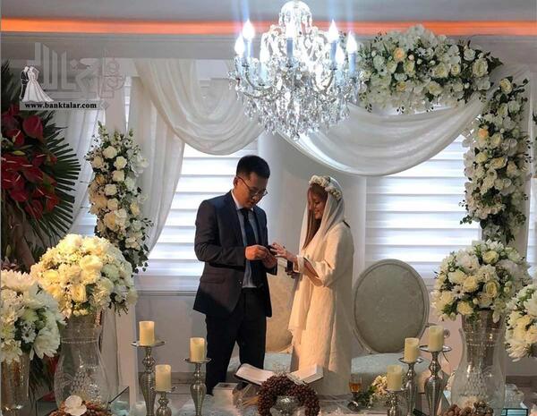 عکس عروس و داماد محضر