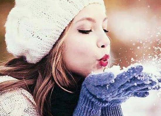 ژست عکس زمستانه دخترانه