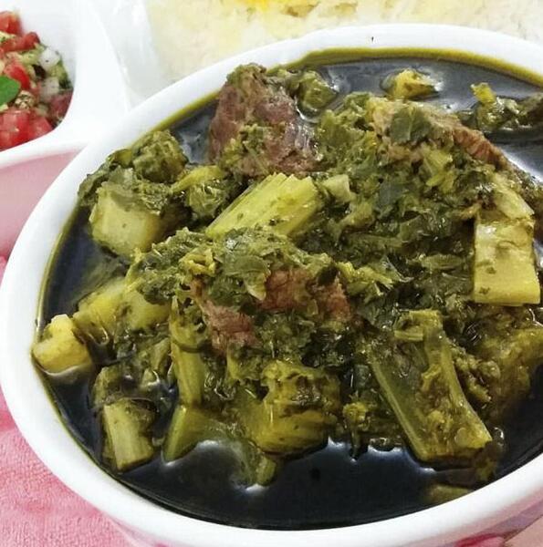 عکس خورشت کرفس با مرغ