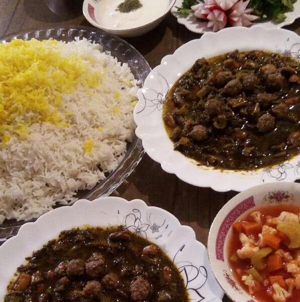 عکس خورشت کرفس با مرغ