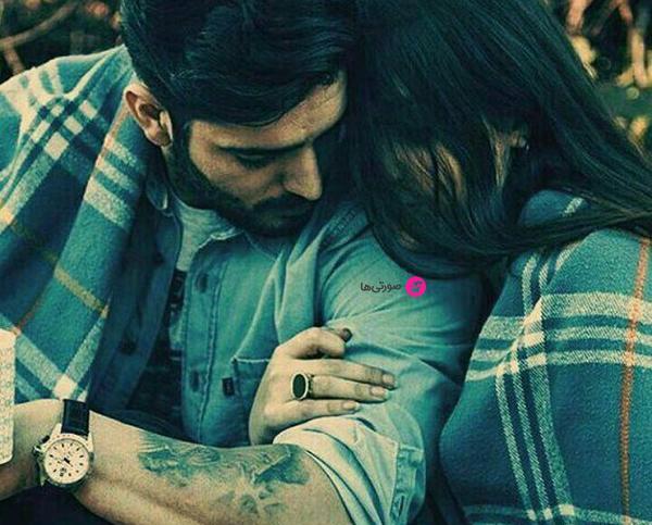 ژست عکس دونفره عاشقانه سلفی
