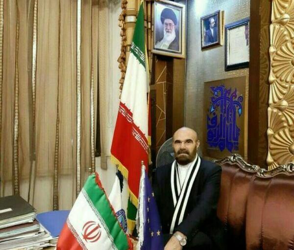 عکس ظریف با میکی برگمن