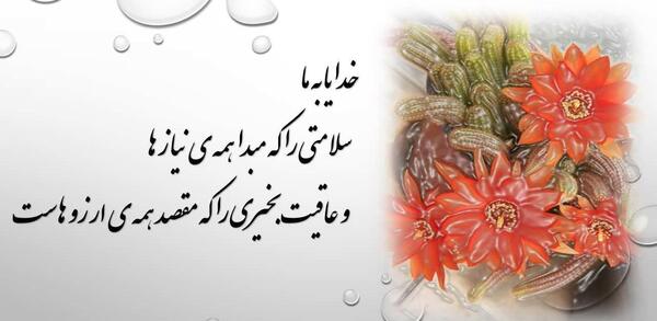 عکس نوشته آرزوی سلامتی برای خواهر