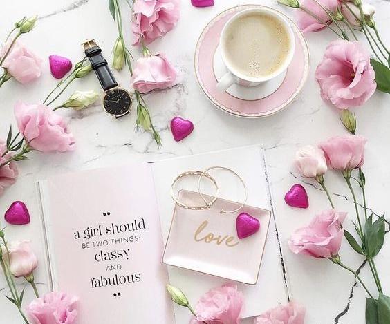 عکس کتاب صورتی برای پروفایل