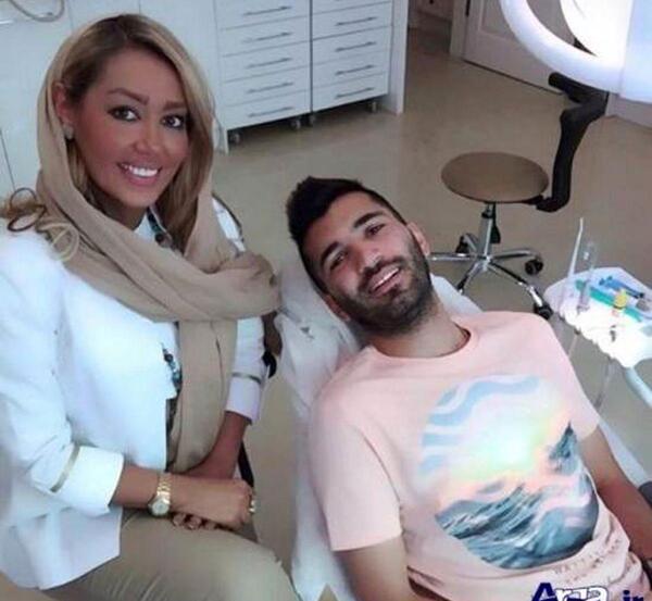 عکس محسن مسلمان و همسرش