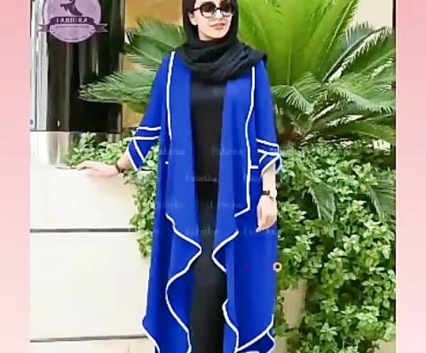 عکس مدل مانتو پانچ جلو باز